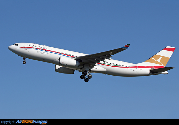 Aegle Aviation has taken delivery of this former MEA Airbus A330-200. It was finally ferried today to Benghazi in the livery of start up Flamingo Cargo. Airbus A330-203