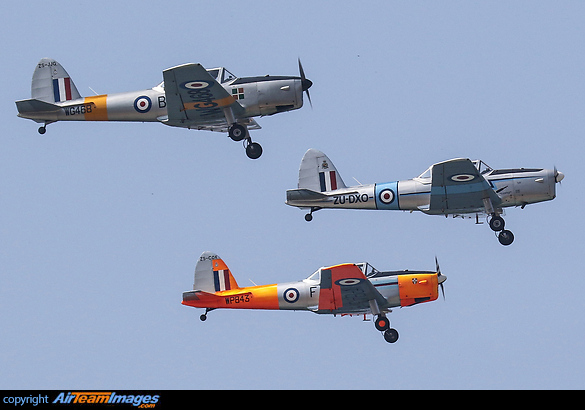 Flying with ZS-COX and ZS-JJG DHC-1 Chipmunk T.10
