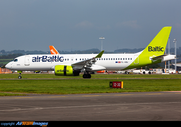 An eventful day for YL-ABL... she was planned to position in from Riga to Cardiff to take Welsh football fans for the Euro 2024 qualifications match against Latvia. However, poor visibility meant she entered the Cardiff hold for 90 minutes and then had to divert to Gatwick for fuel. She is here seen landing at Cardiff from Gatwick. After a 7 hour delay, the passengers had boarded, but the aircraft then went tech on start up and the crew went out of hours. The fans finally went on their way the morning after. Airbus A220-300
