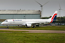 Fresh out of Airbourne Colours paintshop, Embraer 195 SX-LWD (ex- N391...