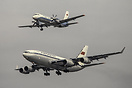 Mosaero 1992. IL-96 and IL-14 flypast.