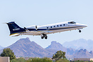 N208BH 2000 LEARJET 60 Departing Scottsdale Airport, (SCF/KSDL)