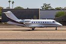 N255QS Bombardier Challenger 650 Landing at Scottsdale Airport, (SCF/K...