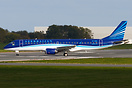 Departing East Midlands after being painted by Airbourne Colours