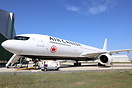 Ex Hong Kong Airlines A330-300, B-LNS and part-way through a repaint b...
