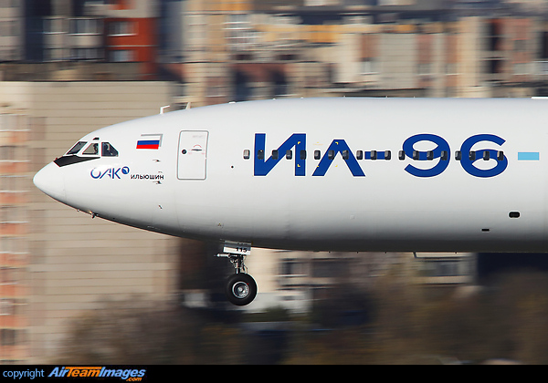First flight of the Ilyushin Il-96-400M . Compared to the Il-96-300, it has a 9.65 m longer fuselage and will be able to carry up to 402 passengers over a distance up to 8,750 km. It's the country's answer for aircraft like the Airbus A350 and Boeing 777 Ilyushin Il-96-400M