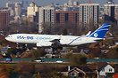 First flight of the Ilyushin Il-96-400M . Compared to the Il-96-300, i...