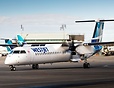 First Q400 in the new livery.