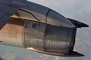 This is what I can say a true jet engine. This in-flight window view d...