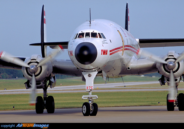 Arriving from the demonstration flight. As the summer in Texas is really hot, the L1 door has already been opened during taxing. This is one of my favorite angles of the most beautiful aircraft in aviation history. Please enjoy! L-1049H/01 Super Constellation