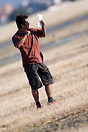 Muroya Yoshihide concentrating on his routine before his free program ...