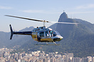 Lifting off from top of the Morro da Urca for another panoramic sights...