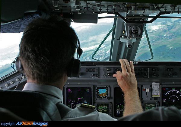 Captain just making a small correction on the heading as we are about to establish on runway 14 at Zurich Embraer ERJ-145