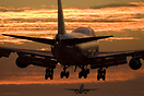 Malaysia's Hibiscus special scheme on short final to 24R while an Airb...
