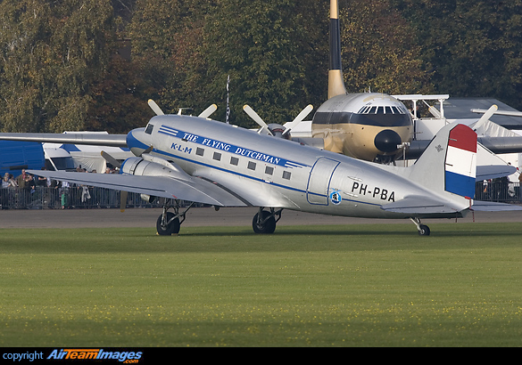 Here seen in front of the Duxford 'masses' Douglas - DC-3 / C-47
