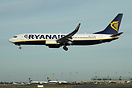 Currently the latest 738 to be delivered to Ryanair, EI-DWS lands at i...