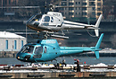 This Eurocopter AS350 (N401LH) of Liberty Helicopters collided and cra...