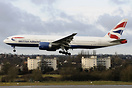 Landing at Birmingham on diversion from a wind affected Gatwick