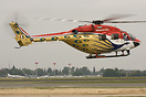 seen here about to Land after causing a 'sensation' by Blowing over a ...