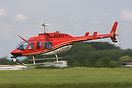 This Bell 206 was filming the events of the Breighton at home day, doi...