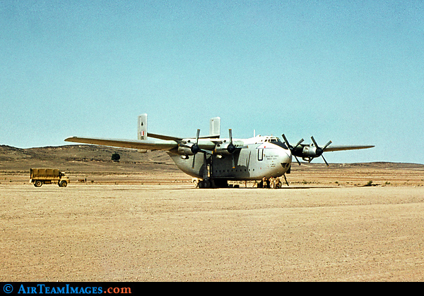 Blackburn Beverley C1 84 Squadron RAF Middle East at Abu Dhabi long before it became an International airport
Blackburn Beverley C1