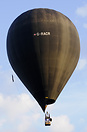 Competitor in the British Ballooning Grand Prix at Sudeley Castle. The...