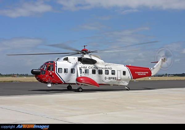 Built in 1979 and previously EI-BHO with Irish Helicopters, "WB" was previously based at Portland, but moved to Lee during her final months of service. Sikorsky - S-61