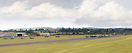 Panorama of the Aircraft preparing for the superb mass 'fly past' of w...