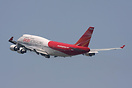 Ex- B-LFD, departing to Victorville for storage following the demise o...