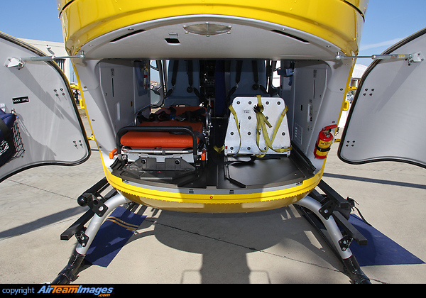 In medevac configuration. Eurocopter EC-135P2