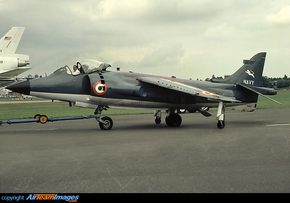 Crashed May 1988 in India. British Aerospace Sea Harrier