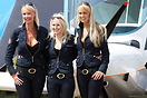 The Czech Aircraft Works (CZAW) promotion girls at AeroExpo