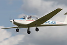 Valentin Flugzeugbau Taifun 17E motor glider G-OACE on final to land a...