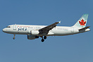 Air Canada Airbus 320 with additional JETZ titles