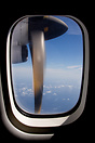 Passenger view of the ATR72 propellor