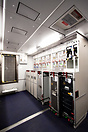 This is the lower deck galley. On the very left side you can see the d...