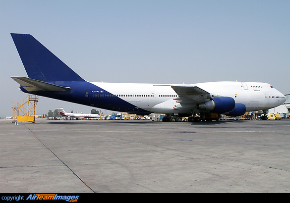 The sole Atlas B747-300 still in incomplete colours, seen after a long overhaul at Bedek Aviation. Ex Varig PP-VNI. Boeing 747-341