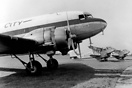 Silver City DC-3 G-AMYV 'City of Oxford' together with two Dragon Rapi...